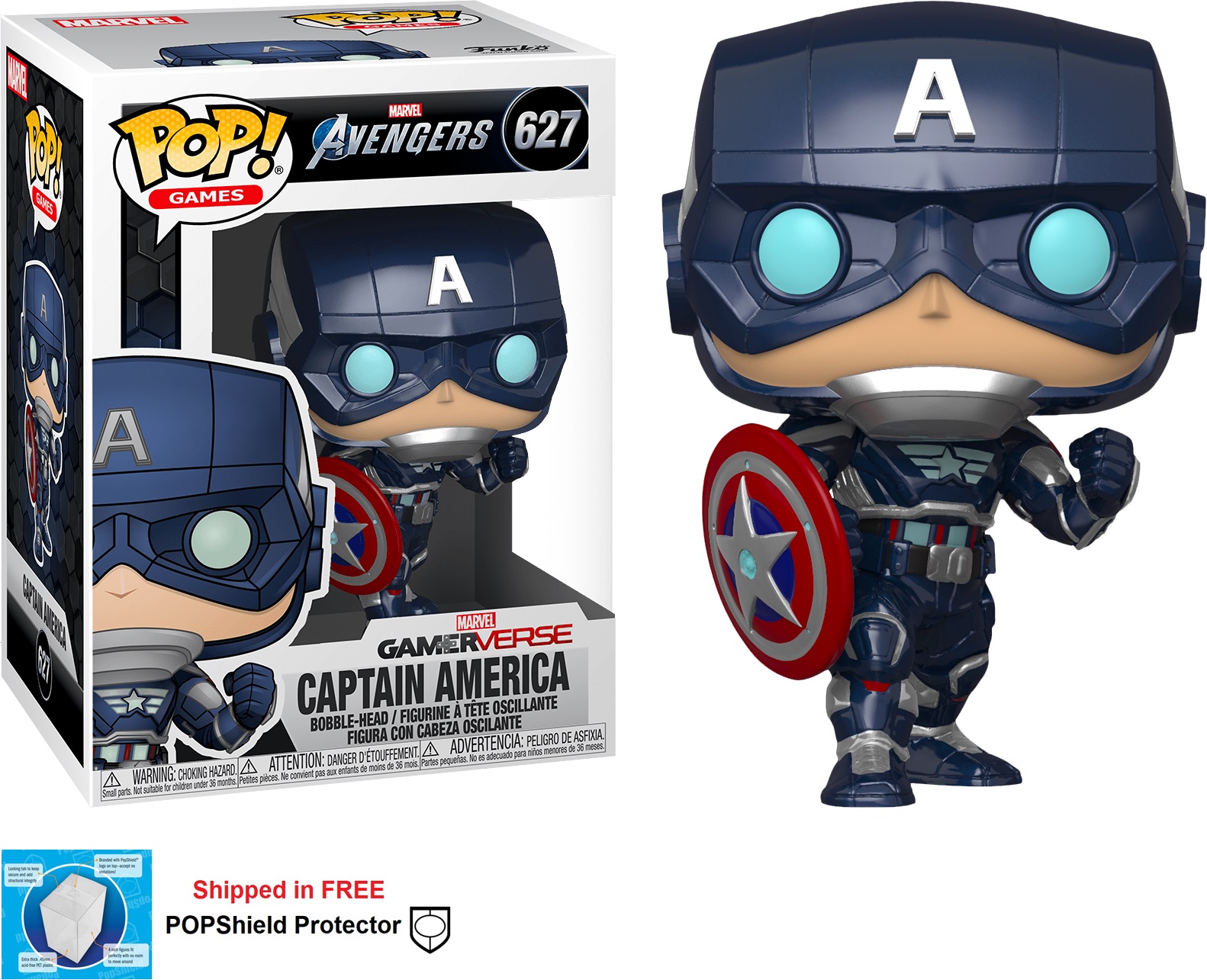 Funko POP Marvel Avengers Gamerverse Captain America - #627 | Fanboy  Collectibles