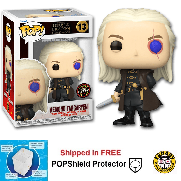 Funko POP Game of Thrones House of the Dragon Aemond Targaryen #13 Glow in  the Dark Chase | Fanboy Collectibles