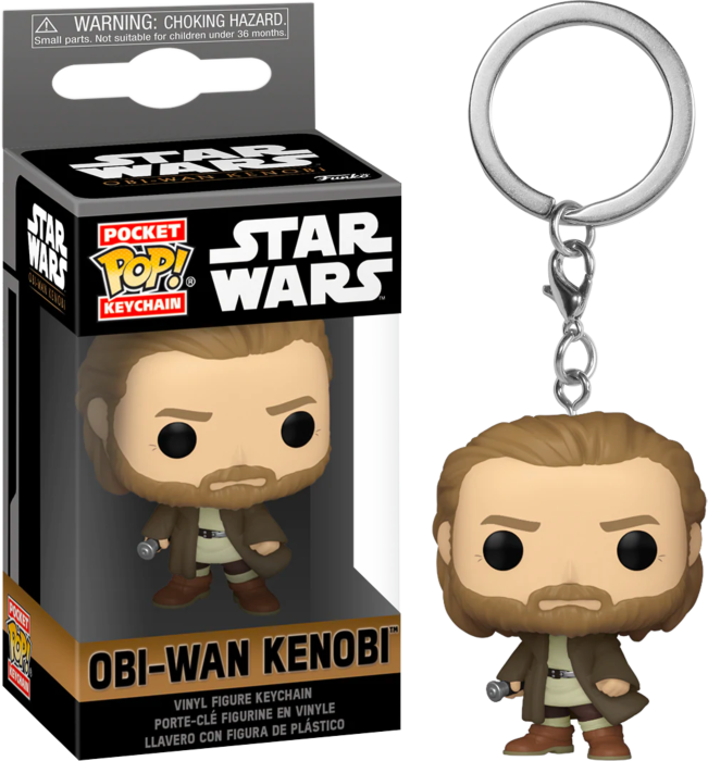 Funko Pocket POP Keychain Star Wars Obi-Wan Kenobi Disney+ Keychain |  Fanboy Collectibles