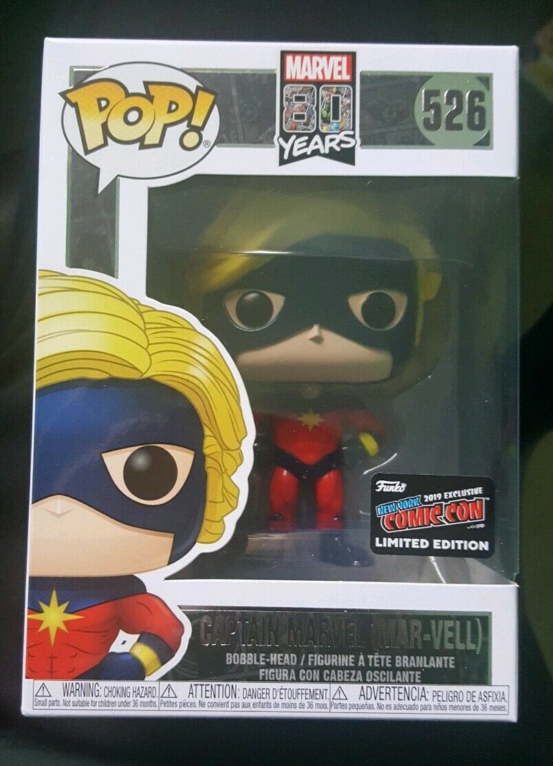 Funko POP Marvel Captain Marvel (Mar-Vell) #526: NYCC Exclusive | Fanboy  Collectibles