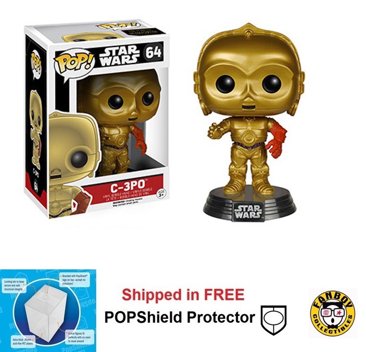 Funko POP Star Wars C-3PO Figure - #64 | Fanboy Collectibles